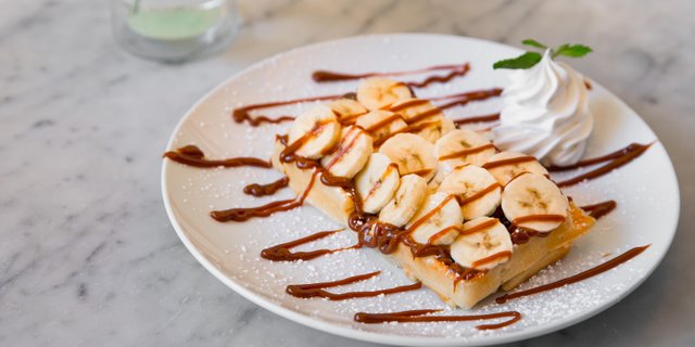 Banana Dulce de Leche Waffle