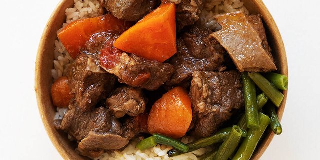 Burgundy Braised Beef Bowl