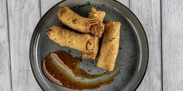 Boudin Egg Rolls