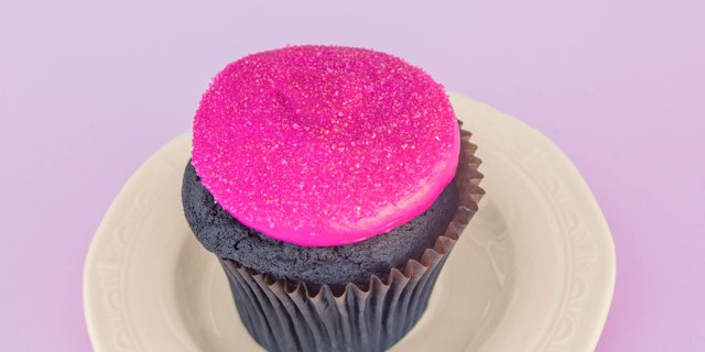 Pink Chocolate Cupcake