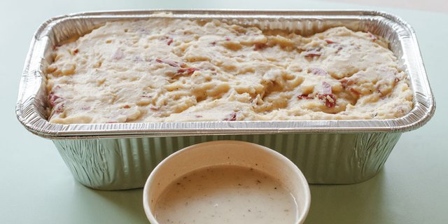 Schmaltz Smashed Potatoes