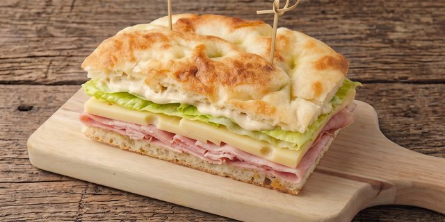 Prosciutto Cotto E Emmenthal Sandwich