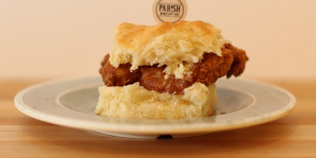 Honey Butter-Chicken Biscuits