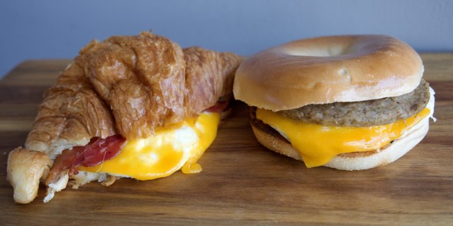 Assorted Breakfast Sandwiches