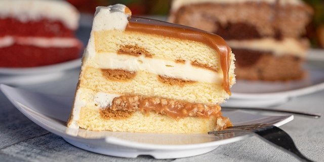 Salted Caramel Vanilla Crunch Cake