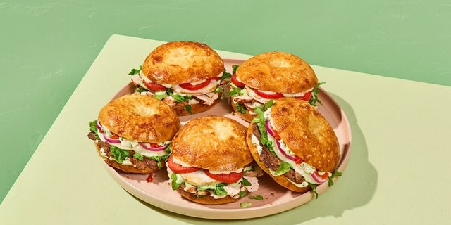 Assorted Bagel Stacks