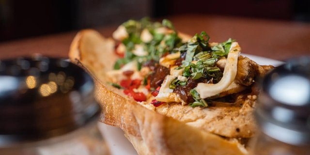 Grilled Chicken & Roasted Pepper Hero Sandwich