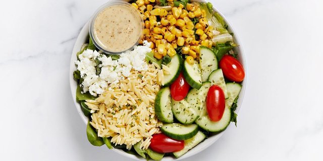 Lemon Orzo Bowl