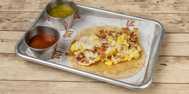 Bacon & Egg Breakfast Taco