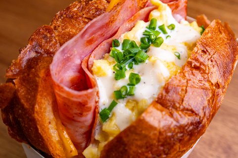 Ham & Cheese Egg Sandwich