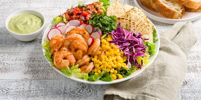 Shrimp Taco Salad