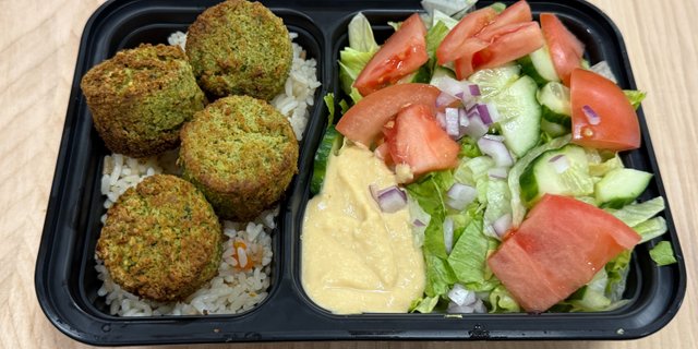 Gluten-Free & Vegan Baked Falafel Boxed Lunch