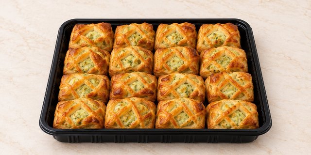 Mini Leek & Parmesan Pastries