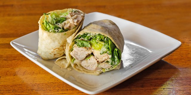 Full Salad, Wraps & Dessert Package