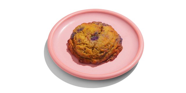 Vegan Lemon Blueberry Cookie