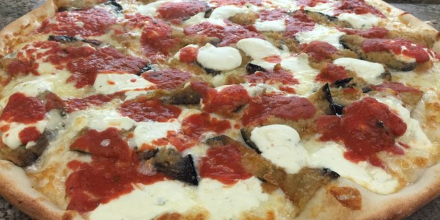 Eggplant & Ricotta 18" Round Pizza