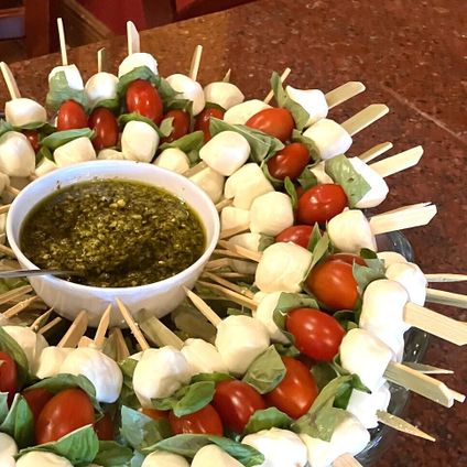 Mini Caprese Skewers