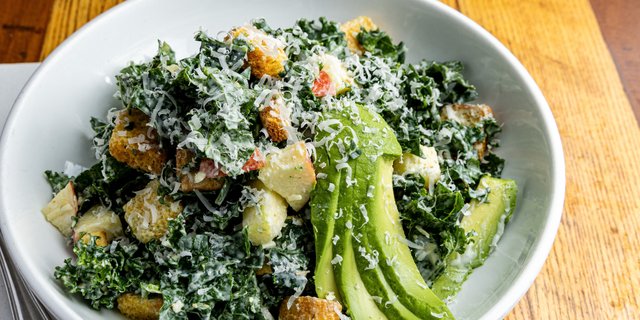 Organic Kale Caesar Salad
