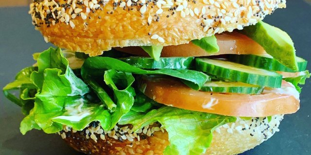 Veggie Delite Bagel Sandwich