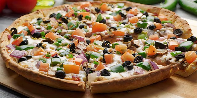Bombay Garlic Veggie Pizza