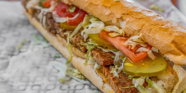 Half & Half Po'boy