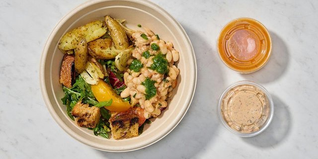 Longevity Bowl With Braised Beans