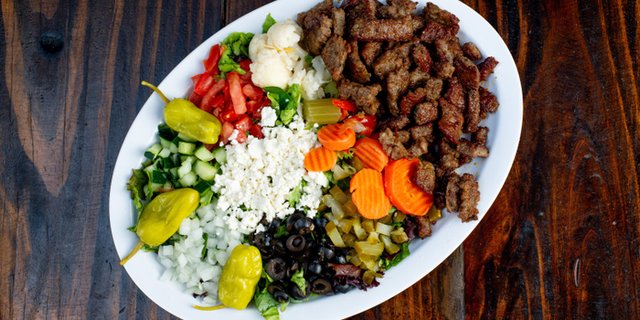 Lamb Salad Platter