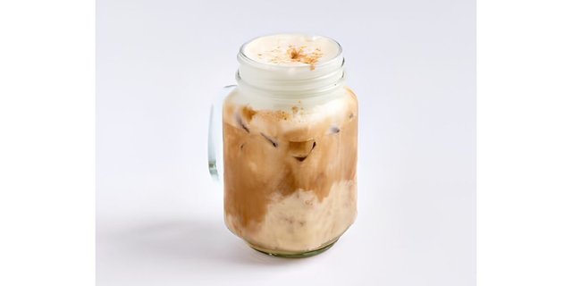 Peanut Butter & Banana Iced Latte