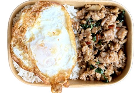 The Grapow Minced Chicken x Fried Egg Bowl