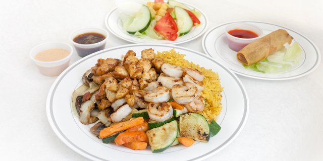 Hibachi Chicken & Shrimp Buffet Package