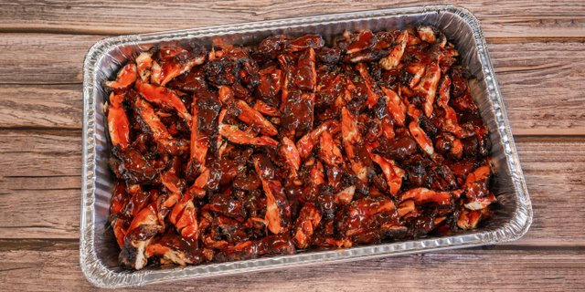 BBQ Jerk Chicken Tips Tray