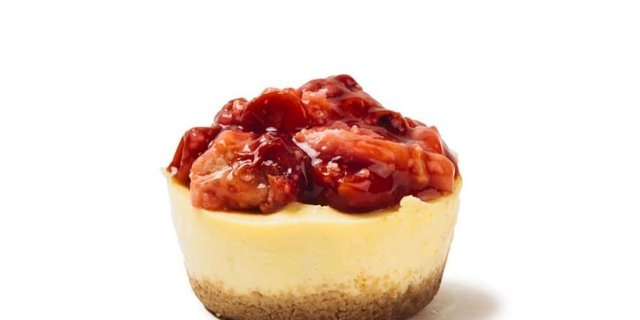 Strawberry Cobbler Cheesecake