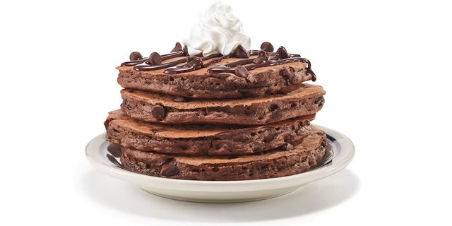 Chocolate Chocolate Chip Pancakes