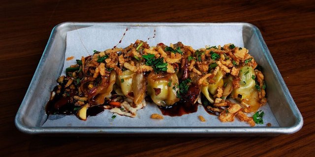 Edamame Potstickers