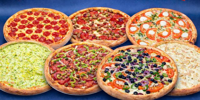 6 XL Pizzas For 25 People (72 Slices)