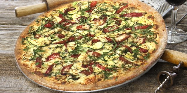 Veggin' Out Pizza