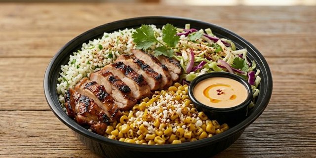 Street Corn Chicken Bowl