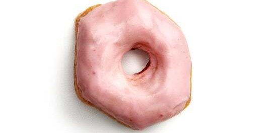 Strawberry Iced Donut
