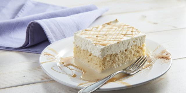 Tres Leches Cake Slice