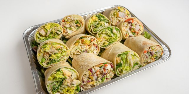 Mixed Caesar Wrap Platter