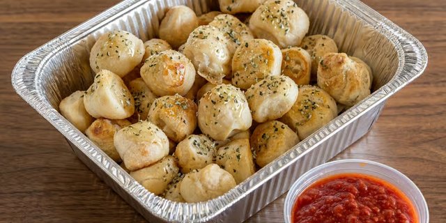 Half Pan Garlic Knots