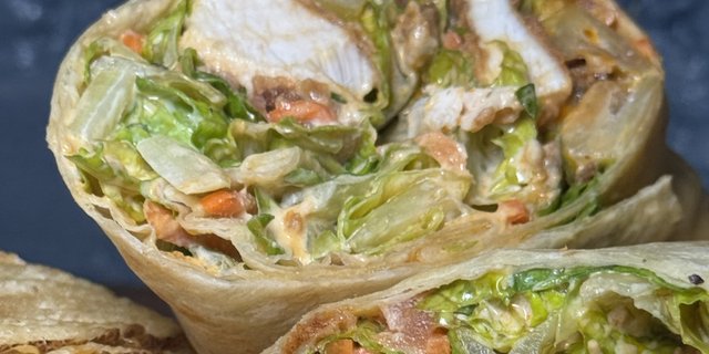 Grilled Buffalo Chicken Wrap