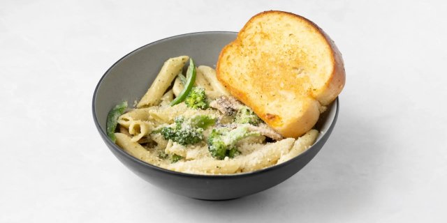 Pesto Mushroom Pasta
