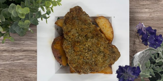 Beef Milanese & Roasted Potatoes
