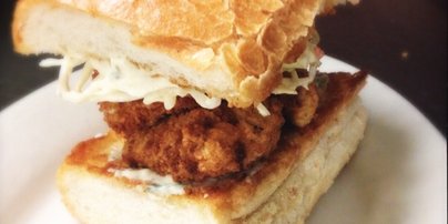 1/2 Gator Po'Boys