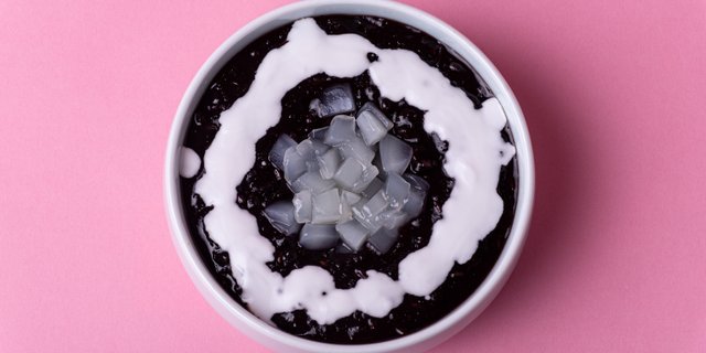 Black Sticky Rice & Young Coconut