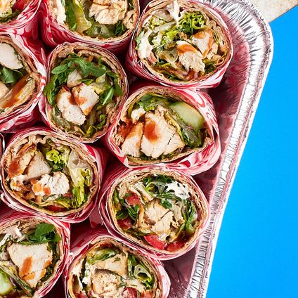 Sweet & Spicy Chicken Wrap Platter