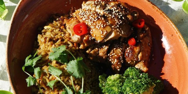 Teriyaki Chicken Rice Bowl Tray
