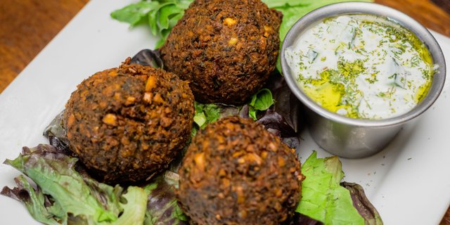 Green Chile Falafels