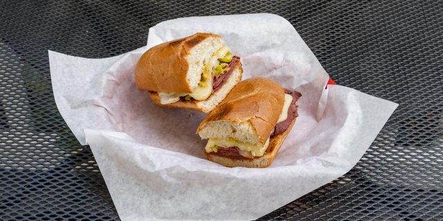 Pastrami Hot Sandwich
